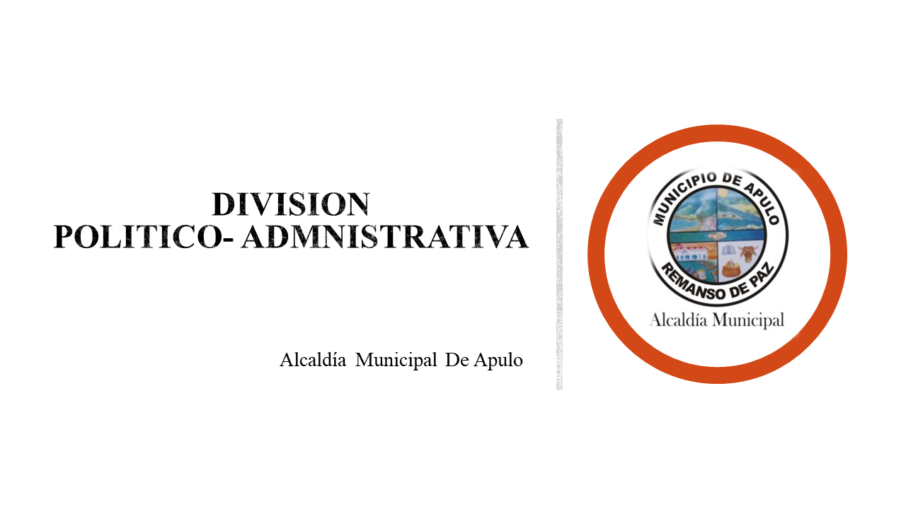 Apulo División Político Administrativa 0099